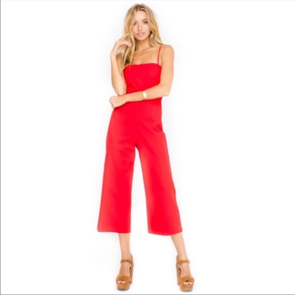 ASTR the Label Crop Jumpsuit size L